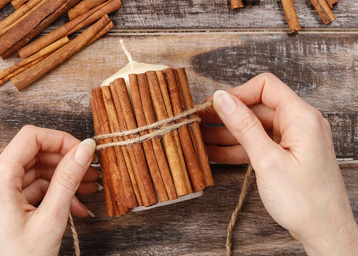 Cinnamon Candle DIY Step 6