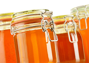 Honey Harvest in Jars