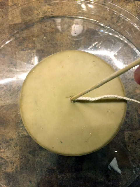 Adding the wick