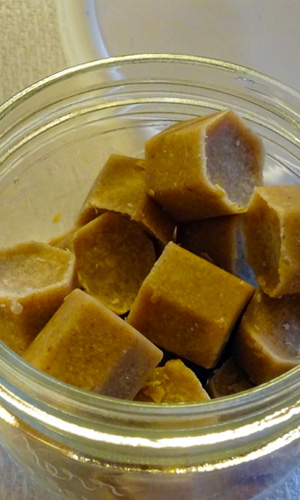 Dog treats in jar