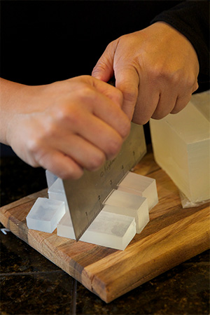 cutting soap base