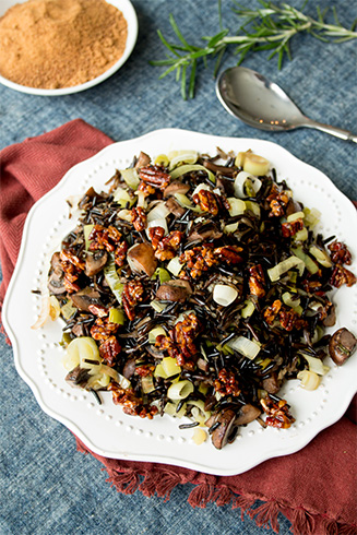 Wild Rice Dressing with Coconut Sugar