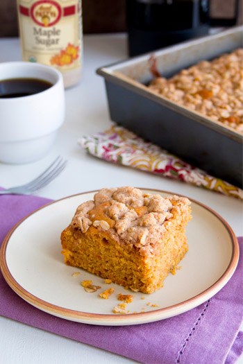 coffee cake with maple sugar