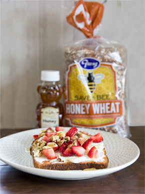 Honey Ricotta Toast