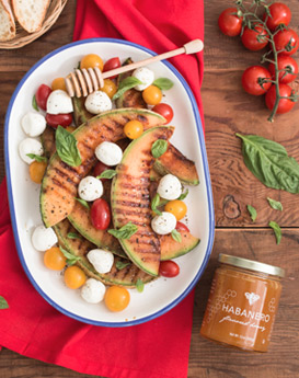 Cantaloupe Salad with Honey