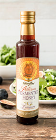 Honey Vinegar on table