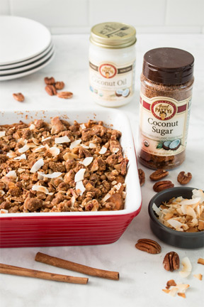 Sweet Potato Coconut Casserole Vert
