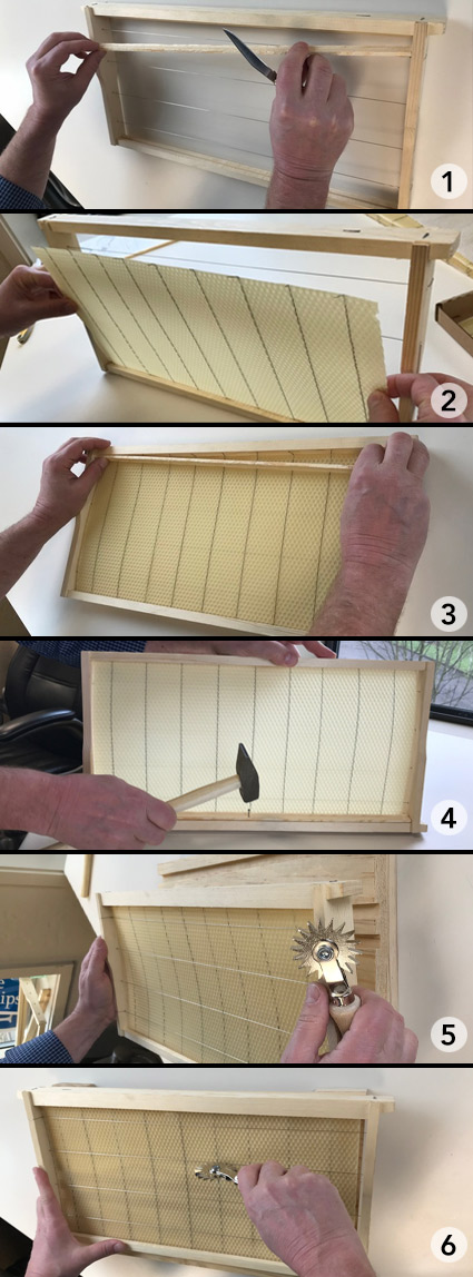 How to wire frames