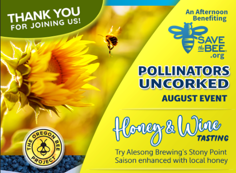 GloryBee and King Estate Winery Host Pollinators Uncorked Event